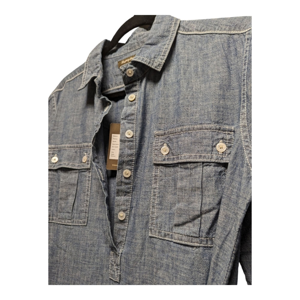 Tommy Bahama Mission Beach Chambray Belted Dress - Picture 2 of 6